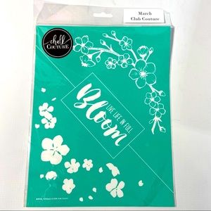 Chalk Couture Full Bloom Retired Transfer 2018